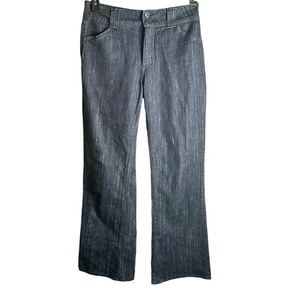 NYDJ DARK WASH JEANS BOOT CUT MID RISE WOMENS SIZE 8 - Picture 3 of 8